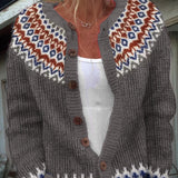 Cardigan islandez retro Sadie — imagine 2