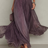 Samantha - rochie maxi din șifon retro șic — imagine 6