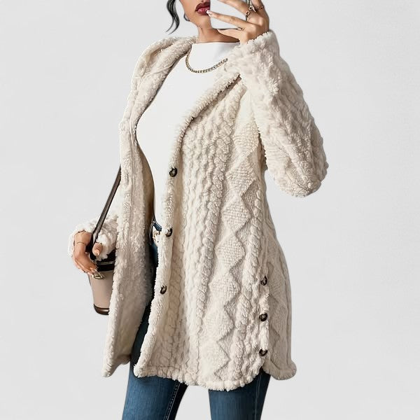 Sara - Jachetă cu glugă din fleece — imagine 1
