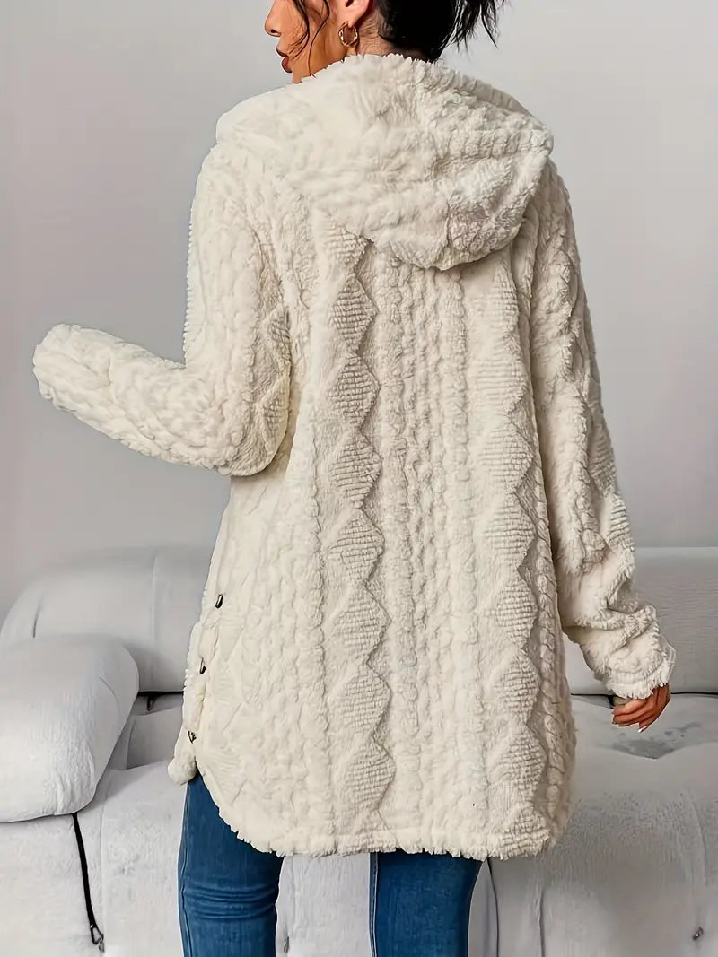 Sara - Jachetă cu glugă din fleece — imagine 4