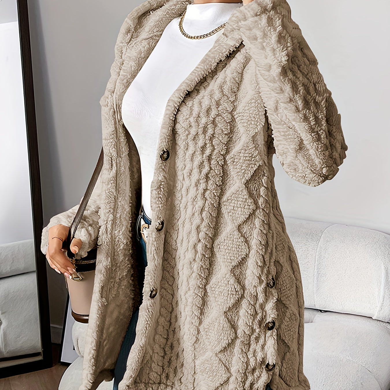 Sara - Jachetă cu glugă din fleece — imagine 6