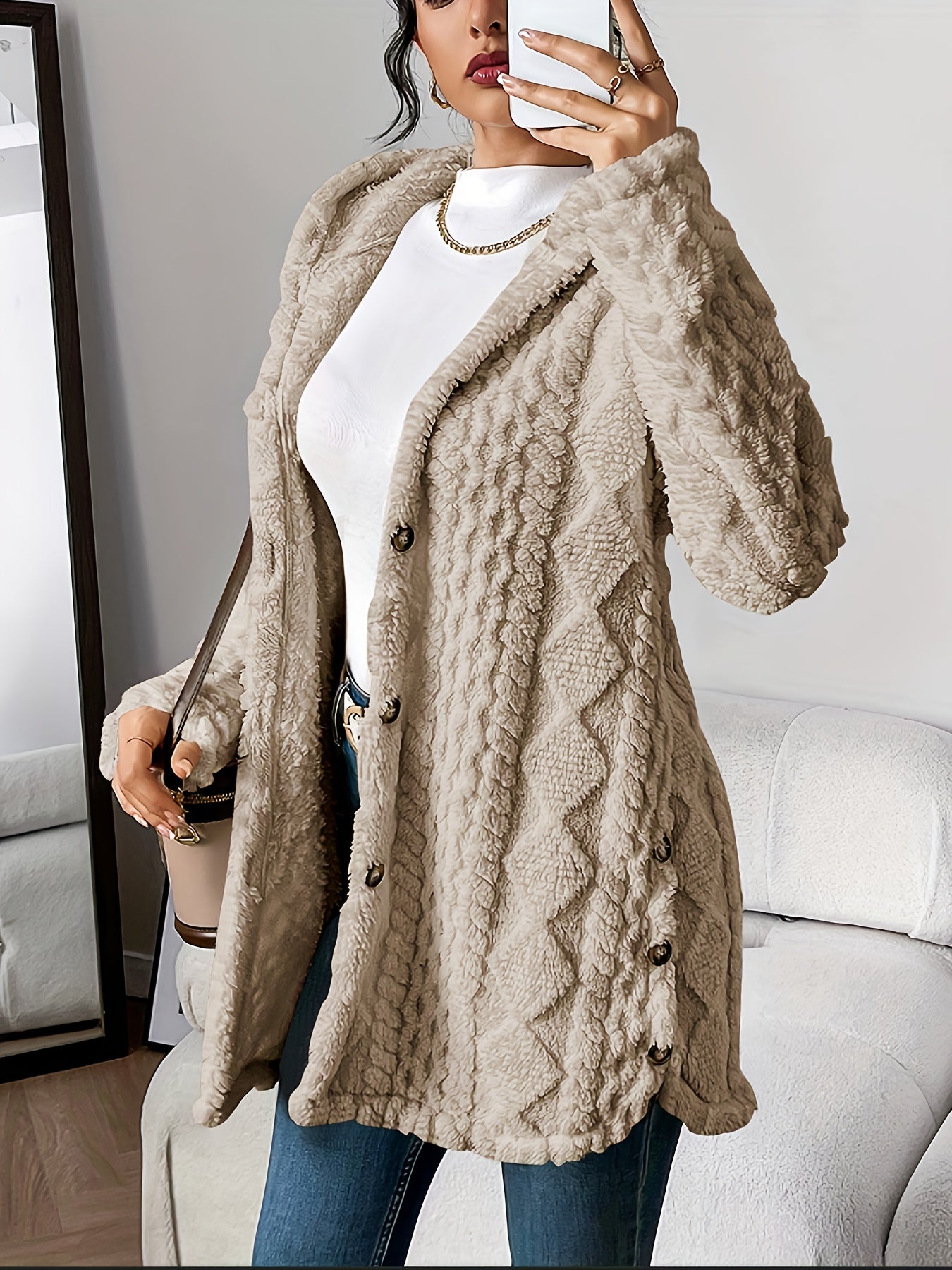 Sara - Jachetă cu glugă din fleece — imagine 6