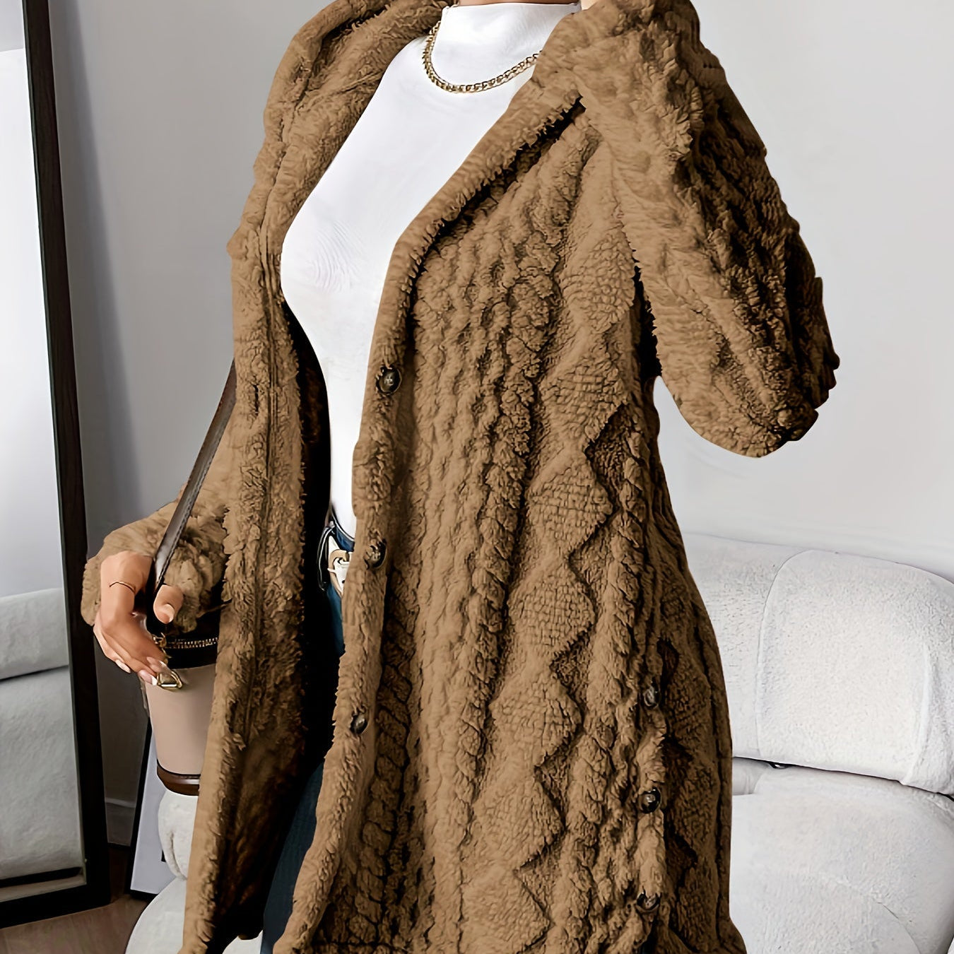 Sara - Jachetă cu glugă din fleece — imagine 7
