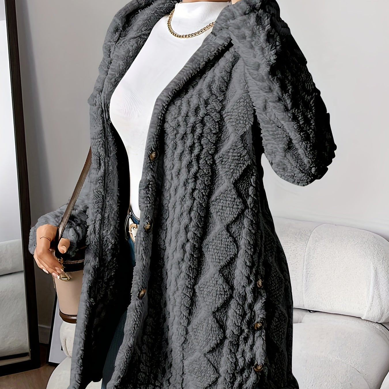 Sara - Jachetă cu glugă din fleece — imagine 8