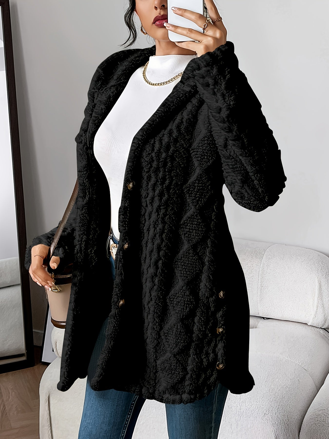 Sara - Jachetă cu glugă din fleece — imagine 9
