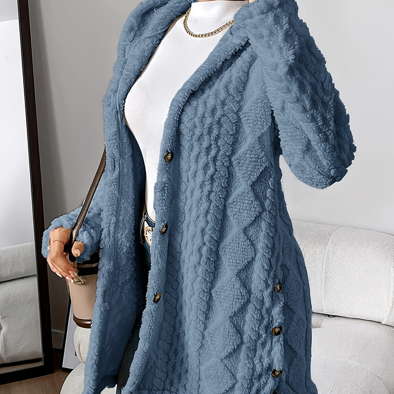Sara - Jachetă cu glugă din fleece — imagine 11