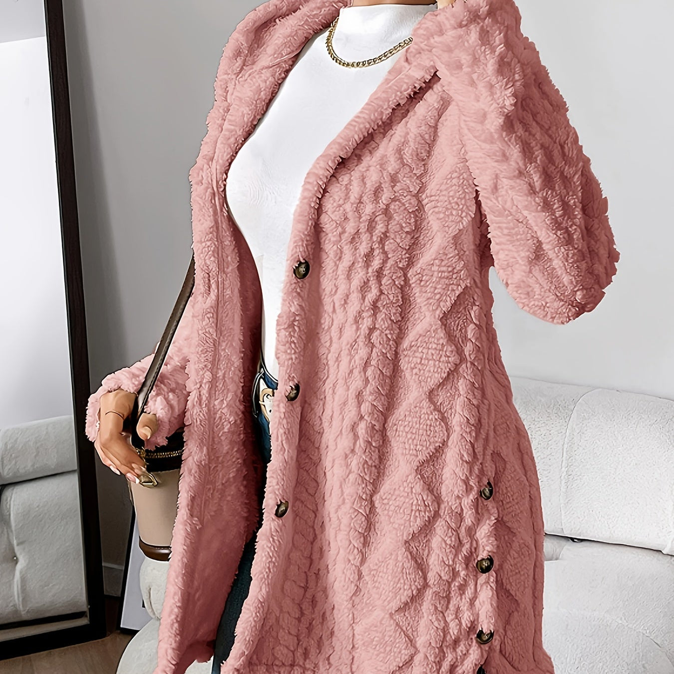 Sara - Jachetă cu glugă din fleece — imagine 12