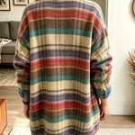Sarah - Jachetă din denim retro cu model patchwork — imagine 3