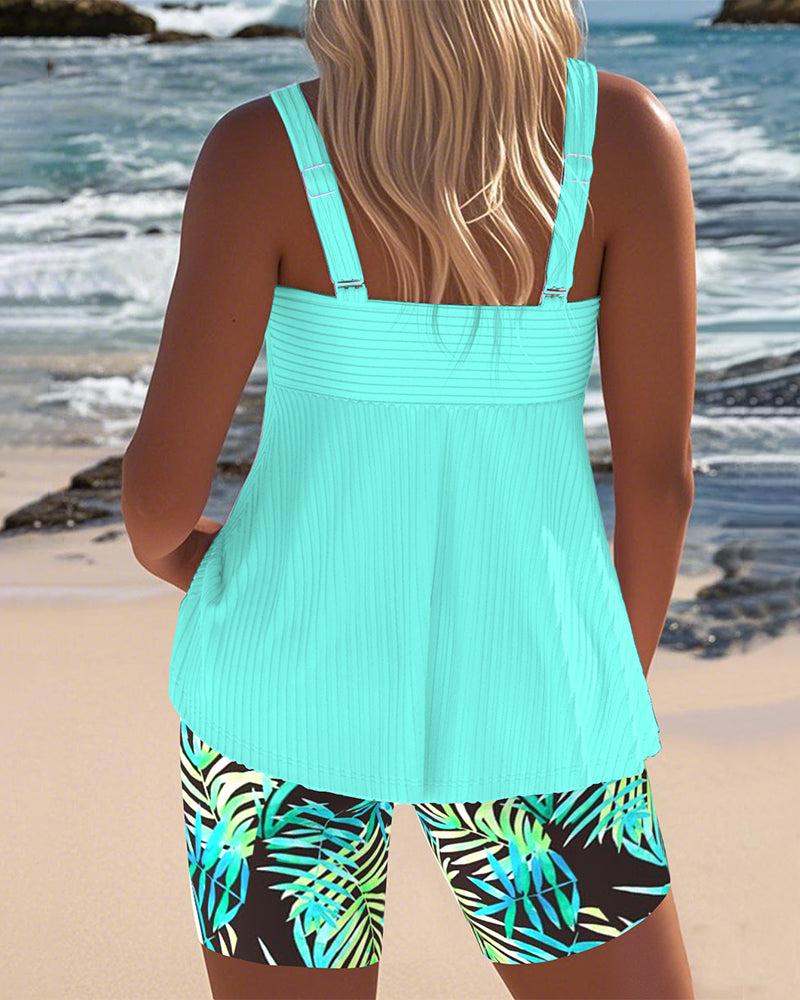 Sarah - Set Tankini colorat — imagine 3