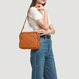 Savannah - o geantă elegantă crossbody cu trei straturi — imagine 7