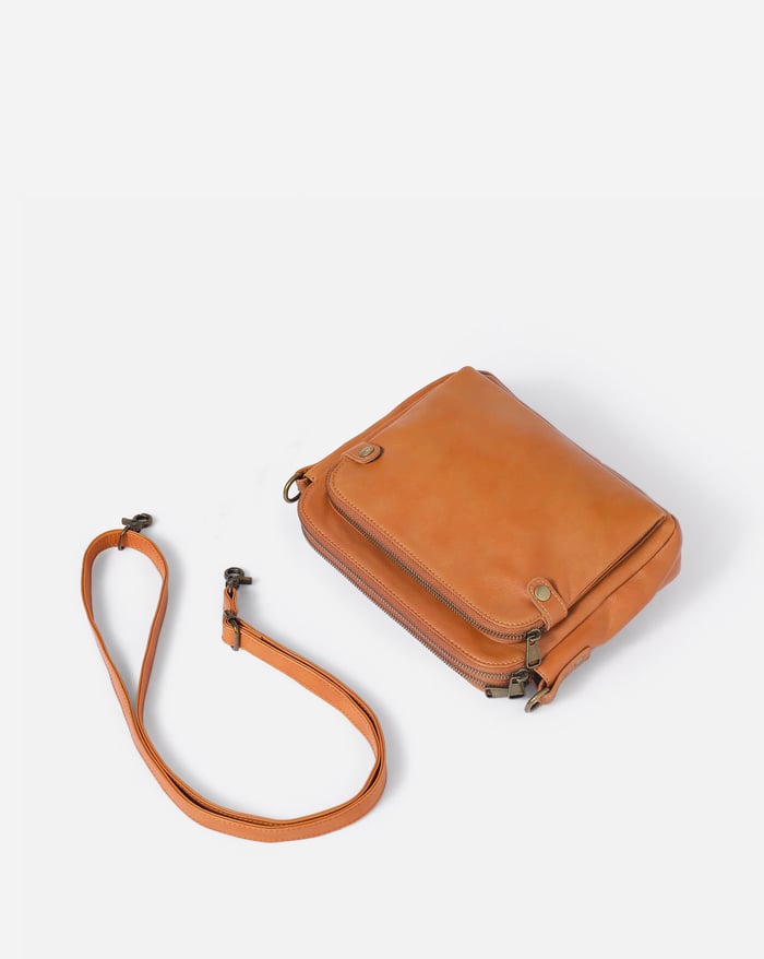 Savannah - o geantă elegantă crossbody cu trei straturi — imagine 11