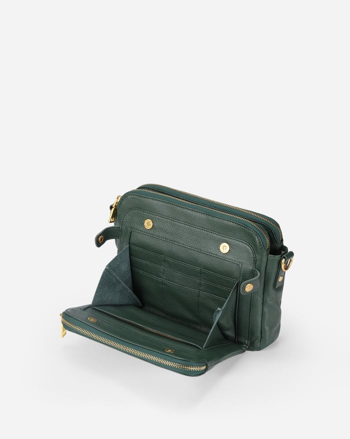 Savannah - o geantă elegantă crossbody cu trei straturi — imagine 27