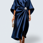 Savannah - Rochie lungă luxoasă din satin strălucitor — imagine 1