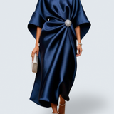 Savannah - Rochie lungă luxoasă din satin strălucitor — imagine 1