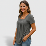 Savannah - top confortabil cu pliseuri — imagine 6