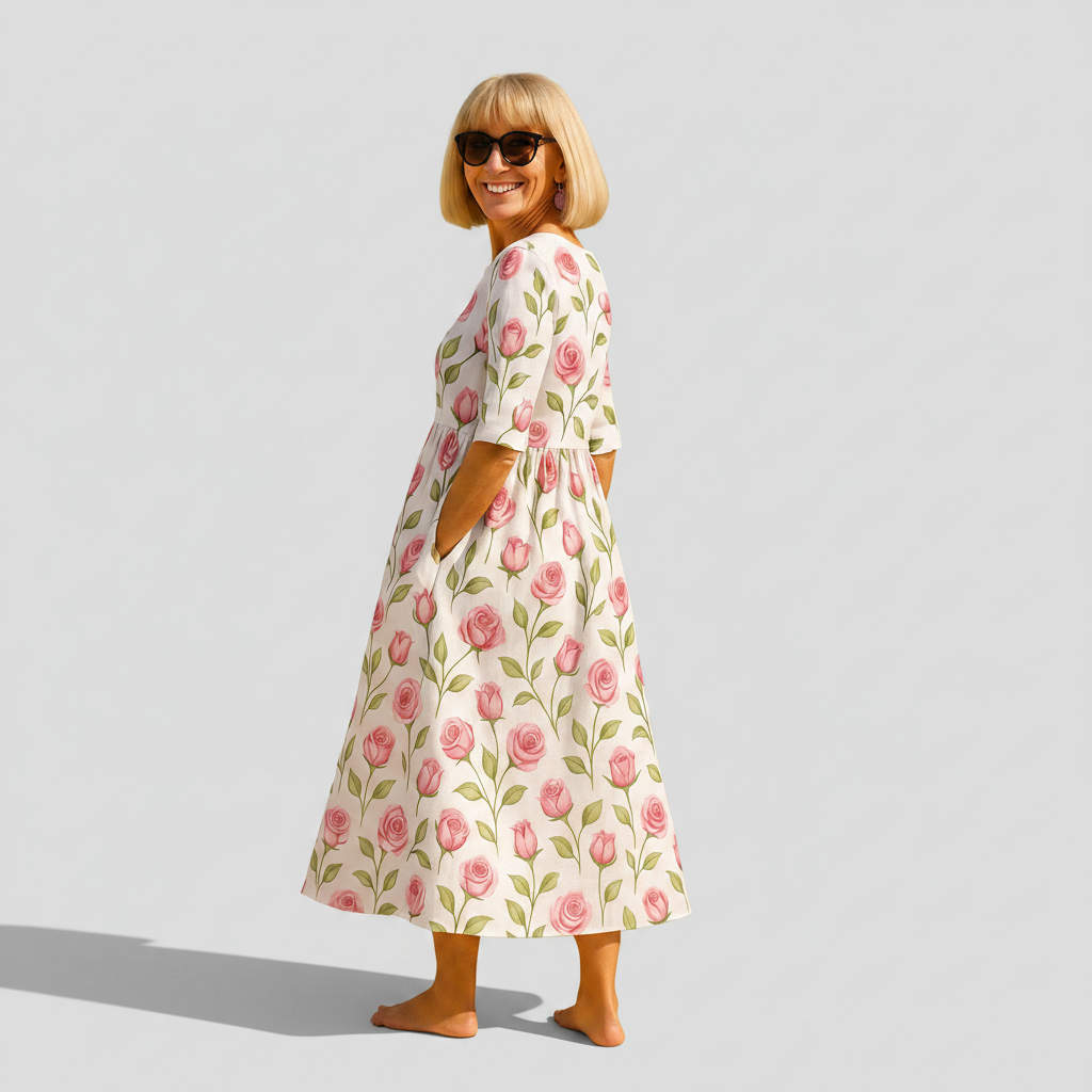 Scarlett - rochie midi lejeră — imagine 8