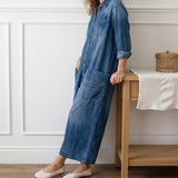 Serenity - salopetă din denim și bumbac — imagine 9