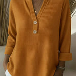 Sharon – Top texturat Henley — imagine 4