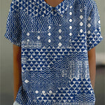 Sienna - bluză cu model tribal — imagine 2