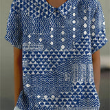 Sienna - bluză cu model tribal — imagine 2