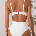 Sienna - Top încrucișat cu talie înaltă, bikini cu talie înaltă — imagine 3
