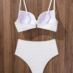 Sienna - Top încrucișat cu talie înaltă, bikini cu talie înaltă — imagine 5