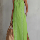 Sophia - Rochie midi fără mâneci cu detalii din dantelă — imagine 1