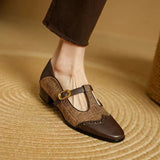 Sophie - pantofi retro cu cataramă — imagine 4