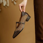 Sophie - pantofi retro cu cataramă — imagine 6