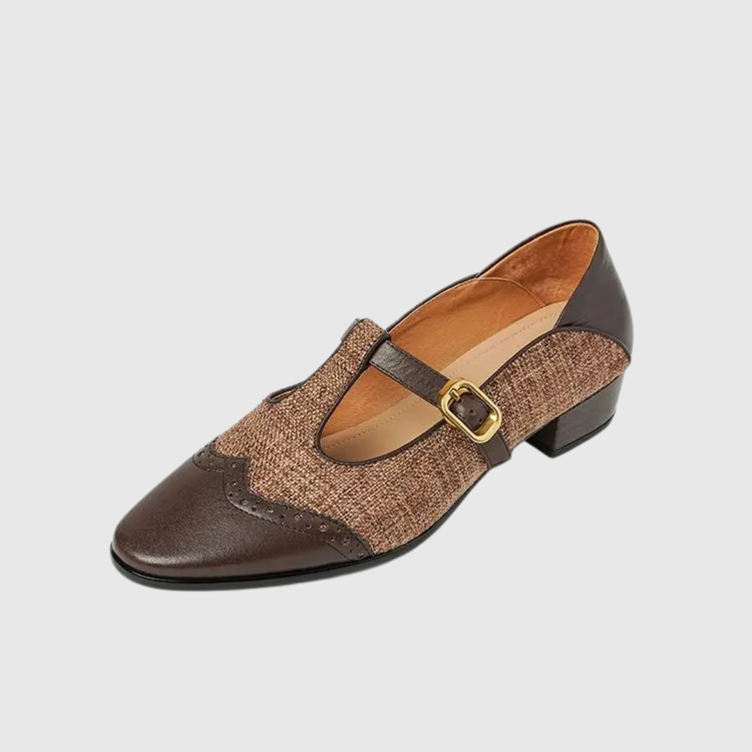 Sophie - pantofi retro cu cataramă — imagine 8