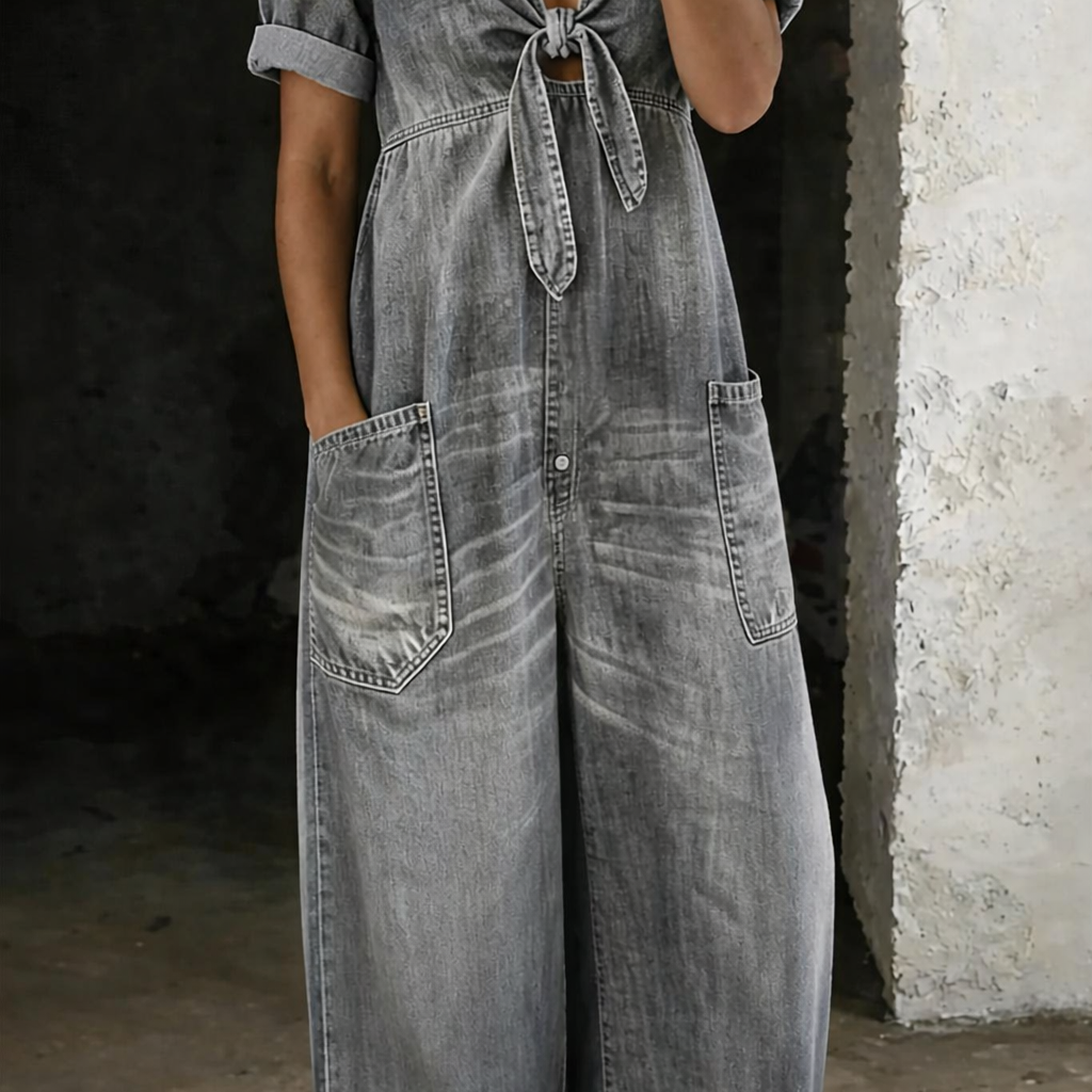 Sophie - Salopă cu mânecă scurtă și decolteu în V — imagine 7
