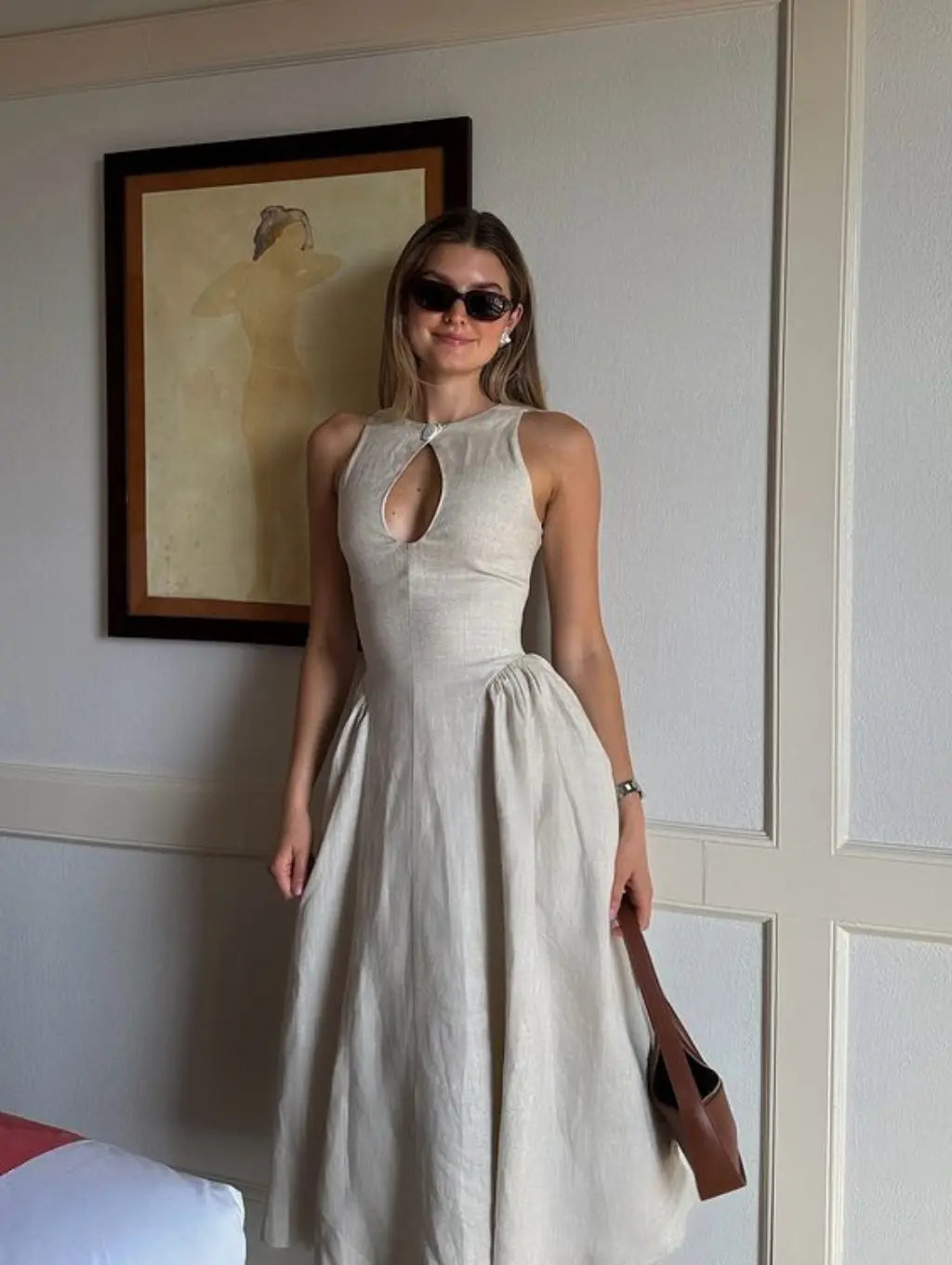 Stephanie - rochie midi elegantă — imagine 2