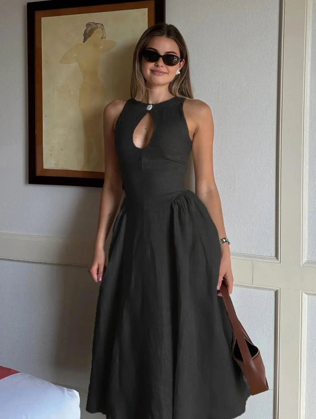 Stephanie - rochie midi elegantă — imagine 5