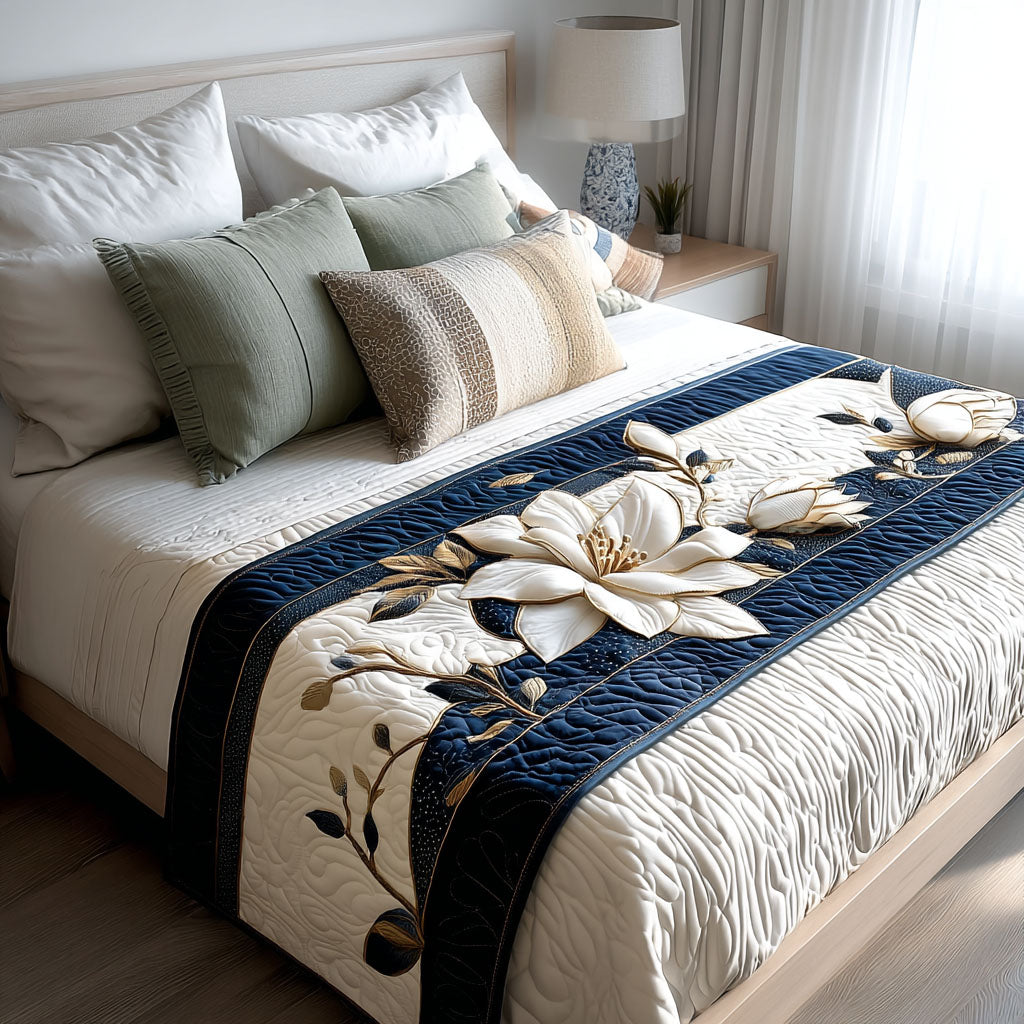Covor matlasat pentru pat - Magnolia Aura — imagine 1