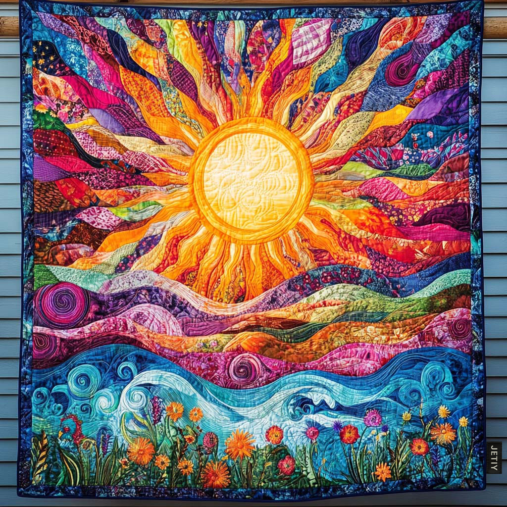 Cuvertură matlasată - Orizont auriu — imagine 1