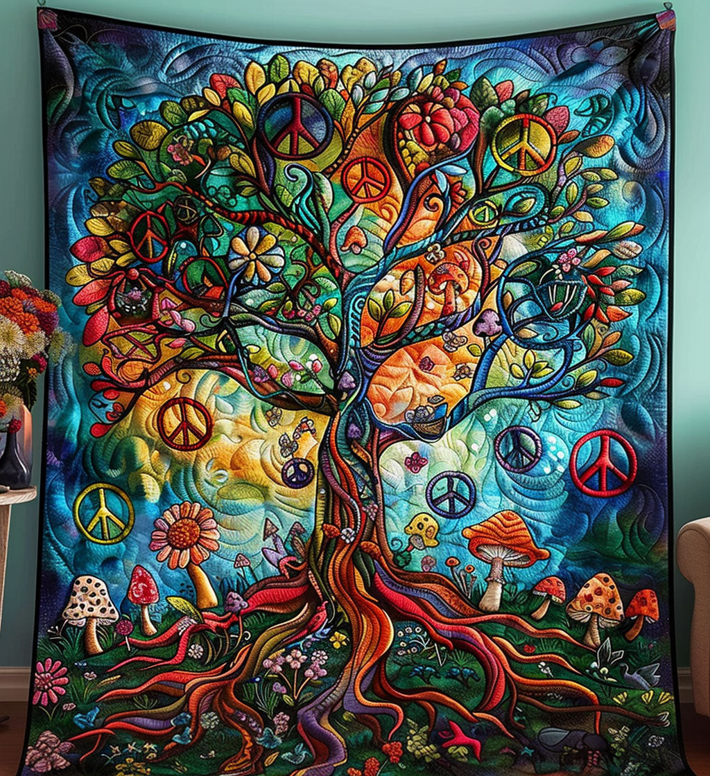 Cuvertură matlasată - Peace Life — imagine 1