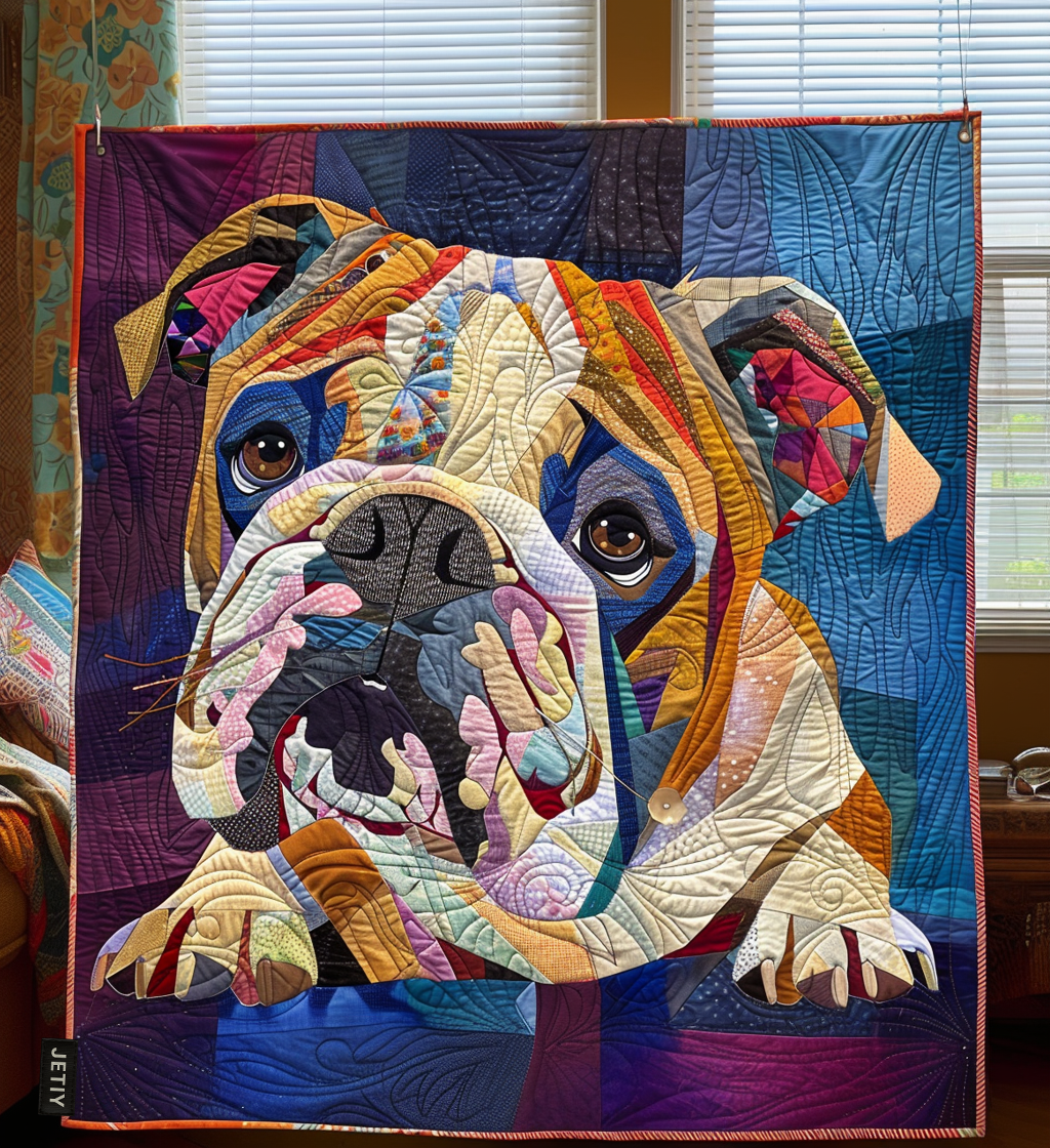 Cuvertură matlasată - Bulldogs confortabili — imagine 2