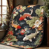 Cuvertură matlasată - Koi japonez Eleganz — imagine 1