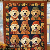 Cuvertură matlasată - Retriever autumn mood — imagine 1