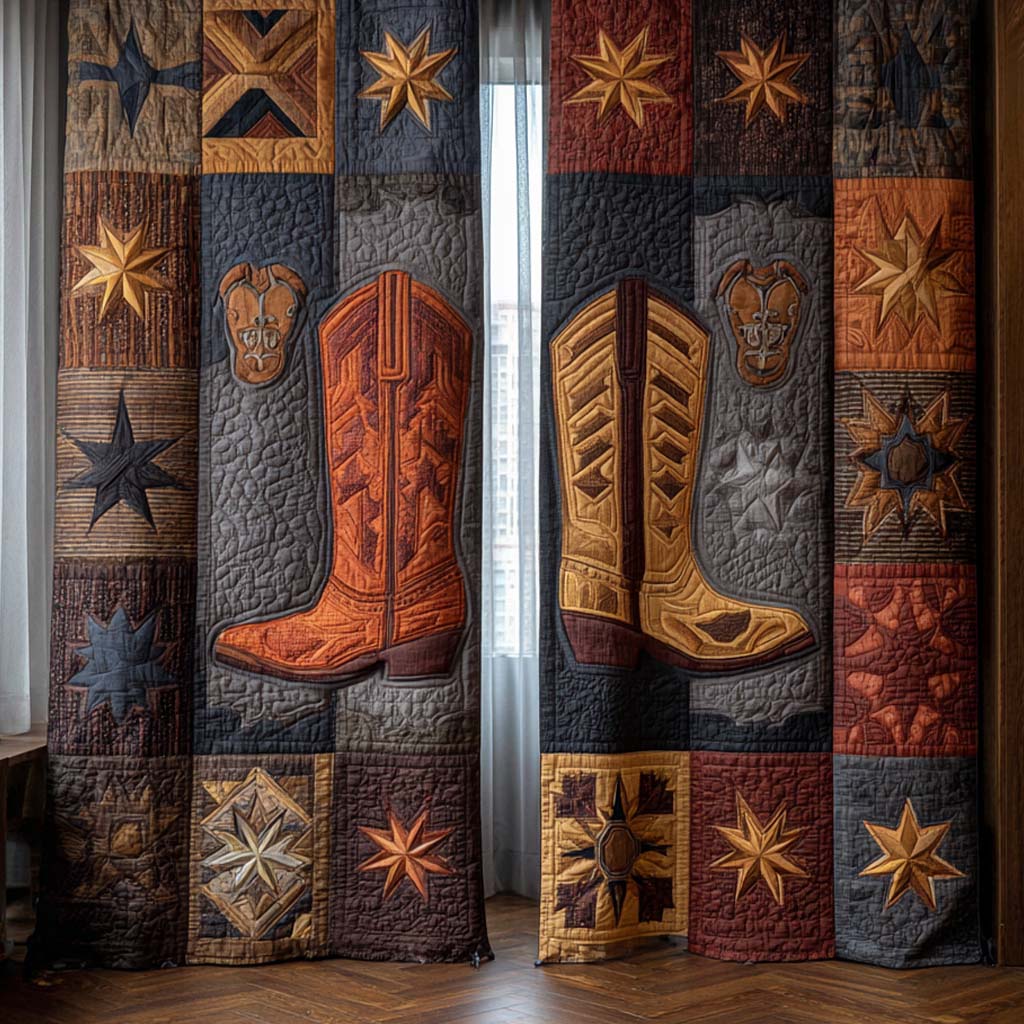 Cortină matlasată - Panou de patch-uri Rodeo — imagine 1