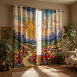 Cortina matlasată - Cale florală — imagine 1