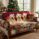 Husă de canapea matlasată - Golden Retriever — imagine 1