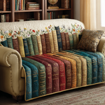 Husă de canapea matlasată - cu model decorativ — imagine 2
