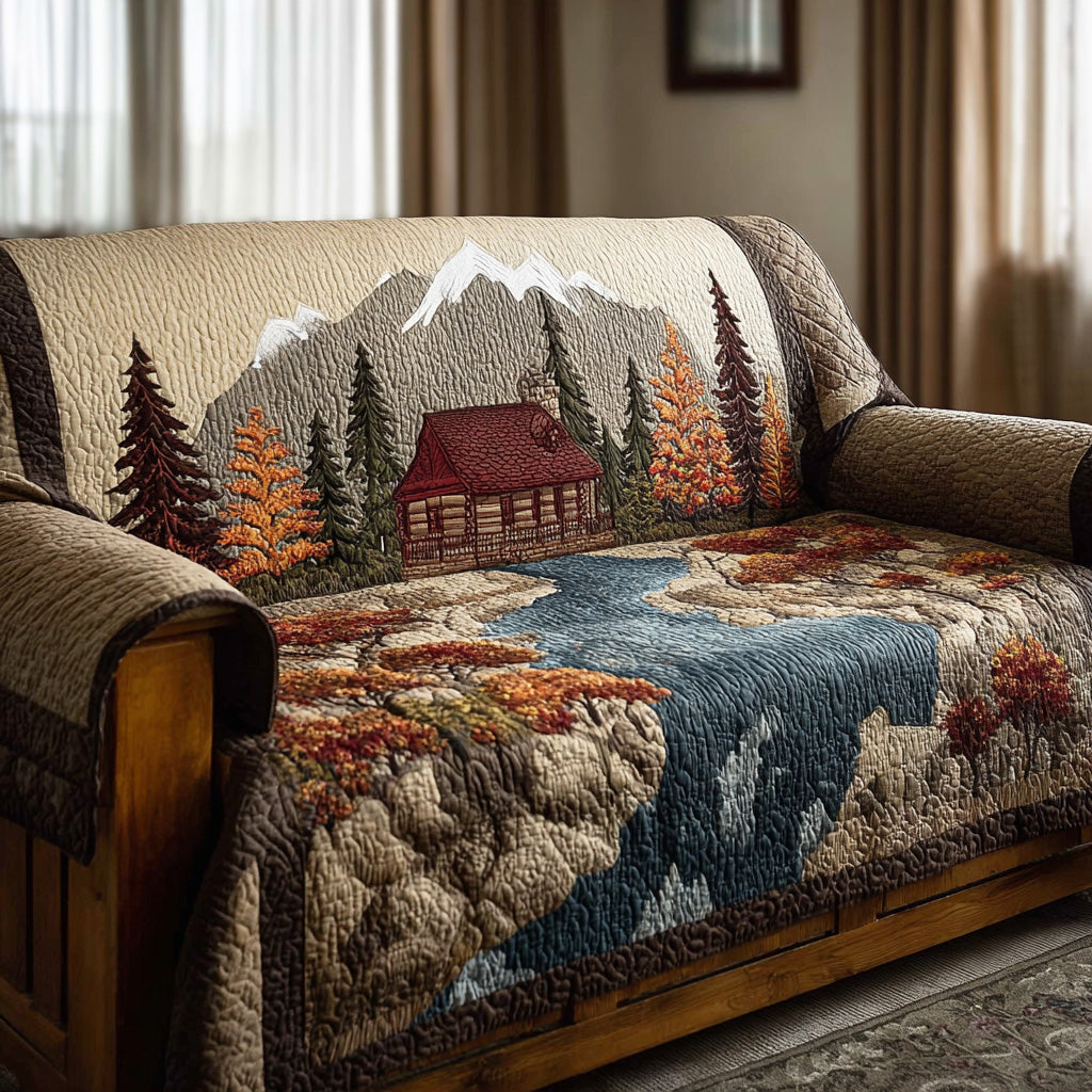Husă de canapea matlasată - Model pădure — imagine 8