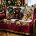 Husă de canapea matlasată - Labrador retriever — imagine 2