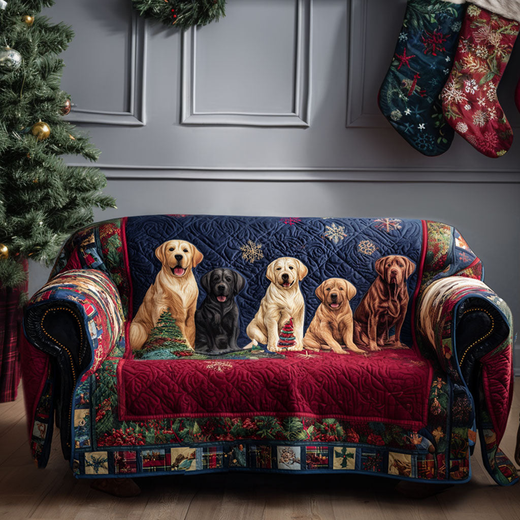 Husă de canapea matlasată - Labrador retriever — imagine 3