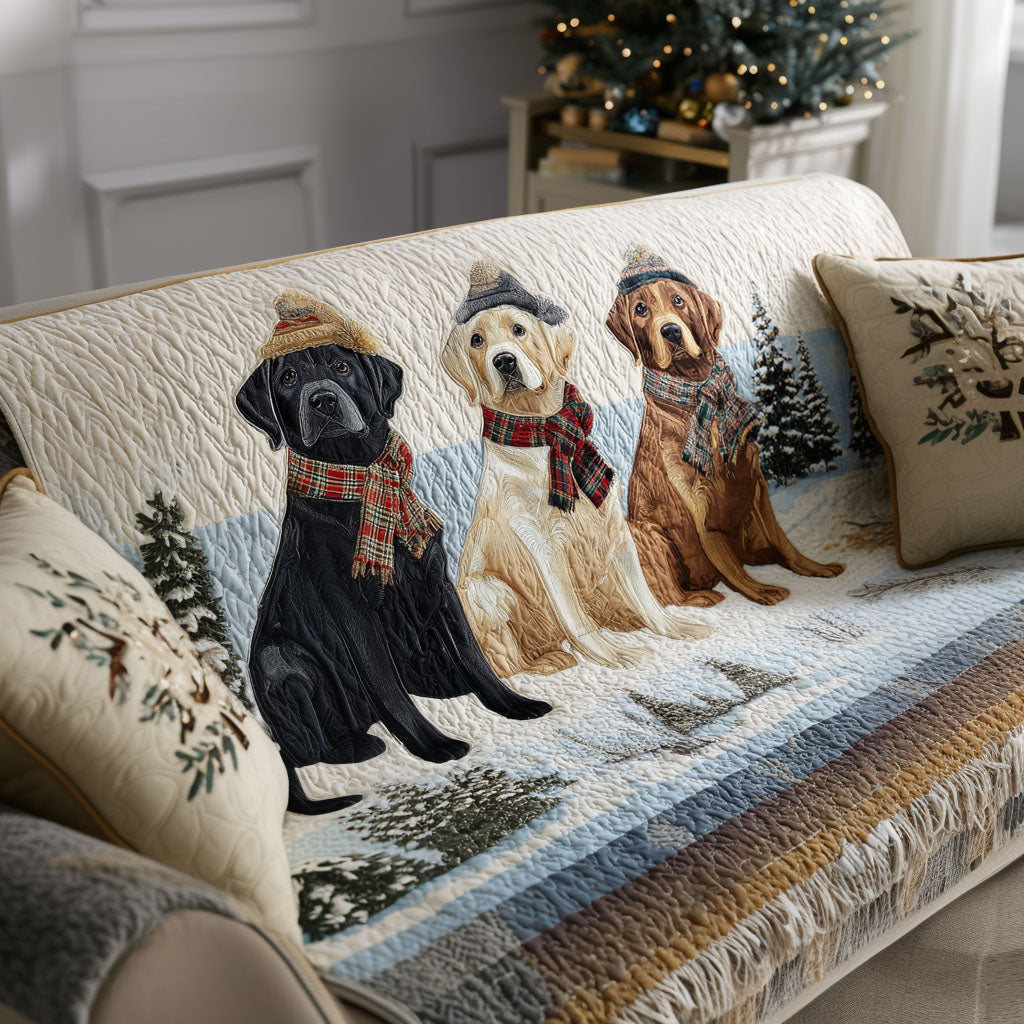 Husă de canapea matlasată - Labrador retriever — imagine 4