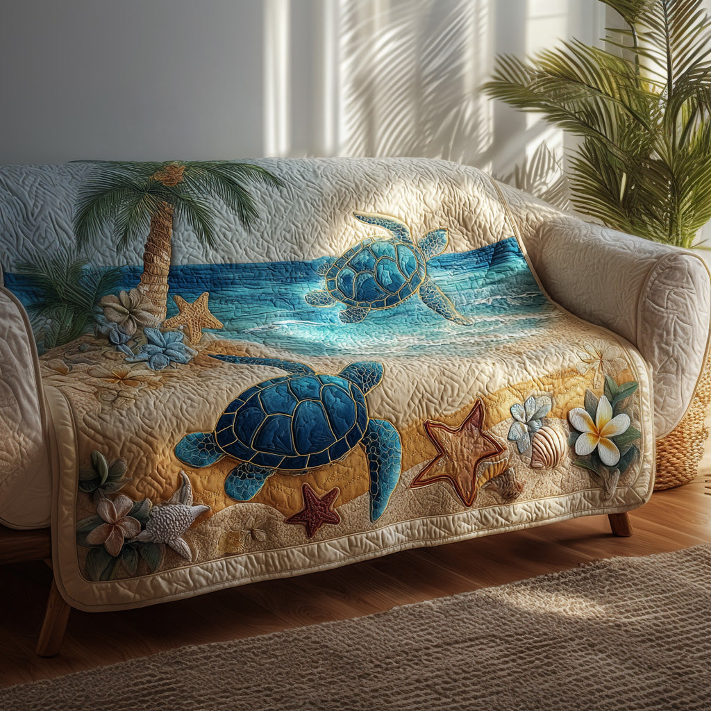 Husă de canapea matlasată - Beach — imagine 1