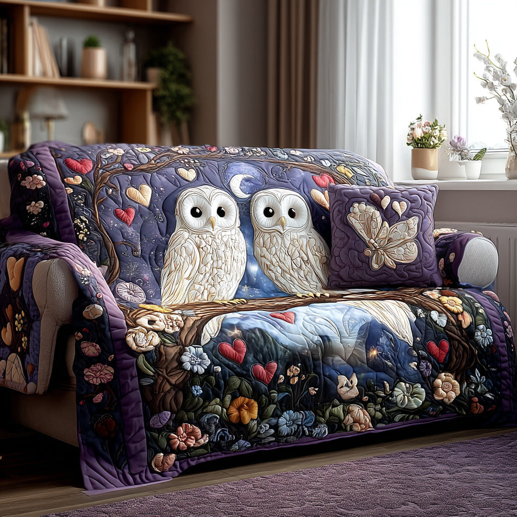 Husă de canapea matlasată - Night Owls — imagine 1