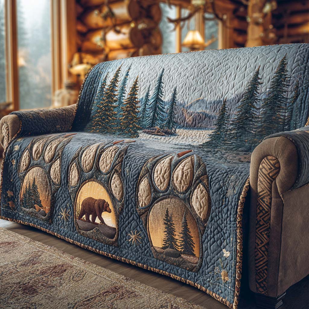 Husă de canapea matlasată - Rustic — imagine 1